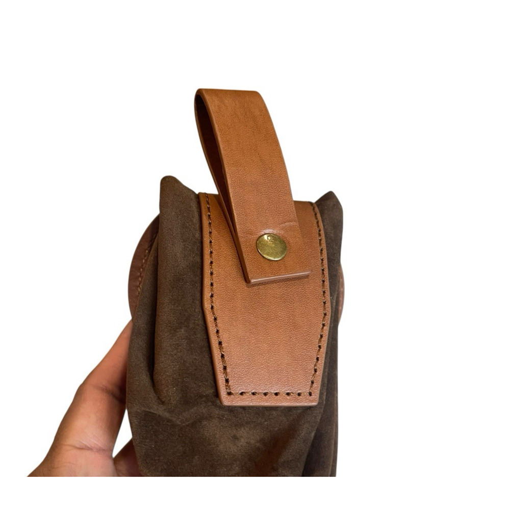 Renaissance Medieval Leather and Suede Pouch Only for Belt - Picture 4 of 5